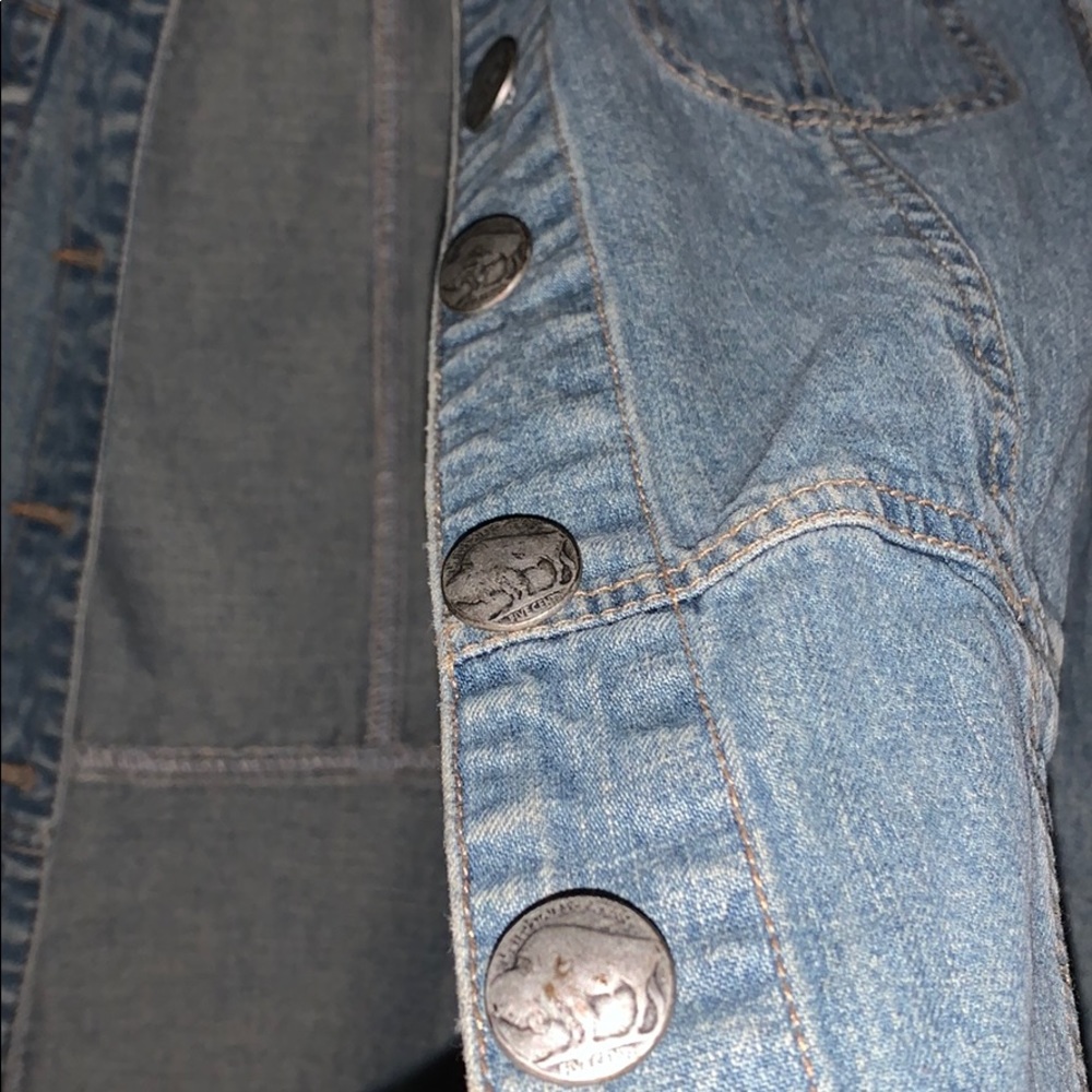 French Cuff Jean Jacket - Picture 4 of 10